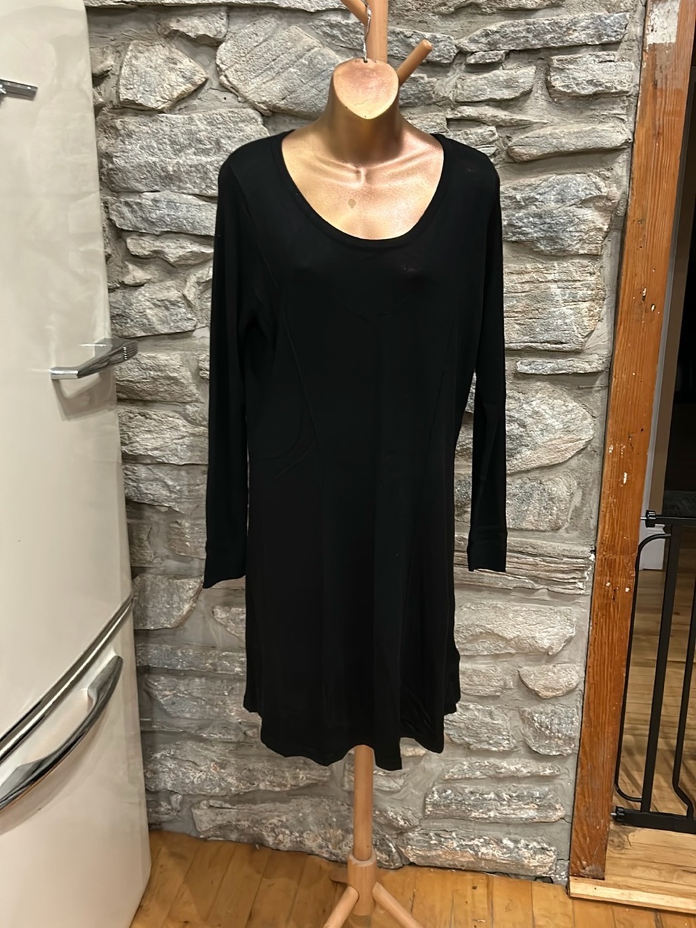 F&F Black Long-Sleeve Dress